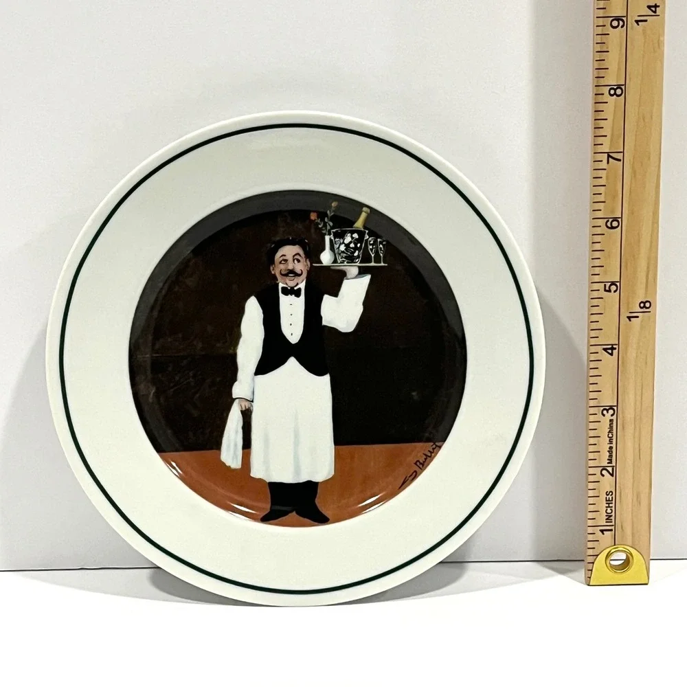 Williams-Sonoma Sommelier Room Service Salad Plate Buffet Waiter  Bistro